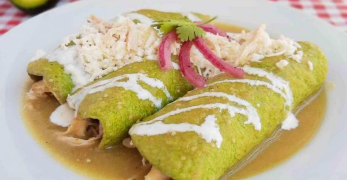 Nadie Podrá Resistirse A Estas Enchiladas Verdes Mexicanas. Aquí Te