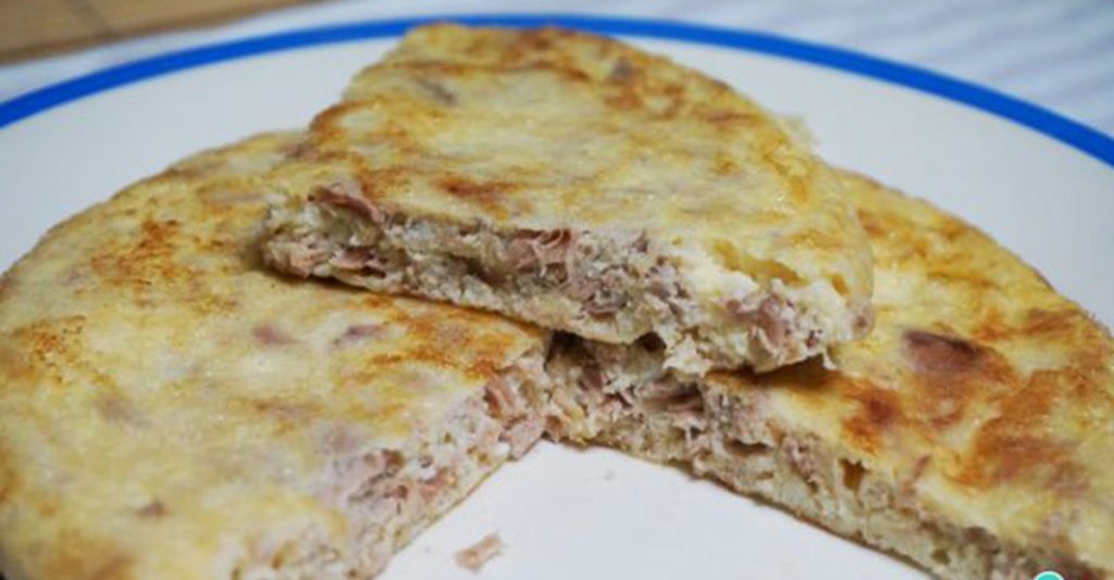 Tortilla Francesa Con Atún Y Queso ¡Te Va A Encantar! | Delicias Blog